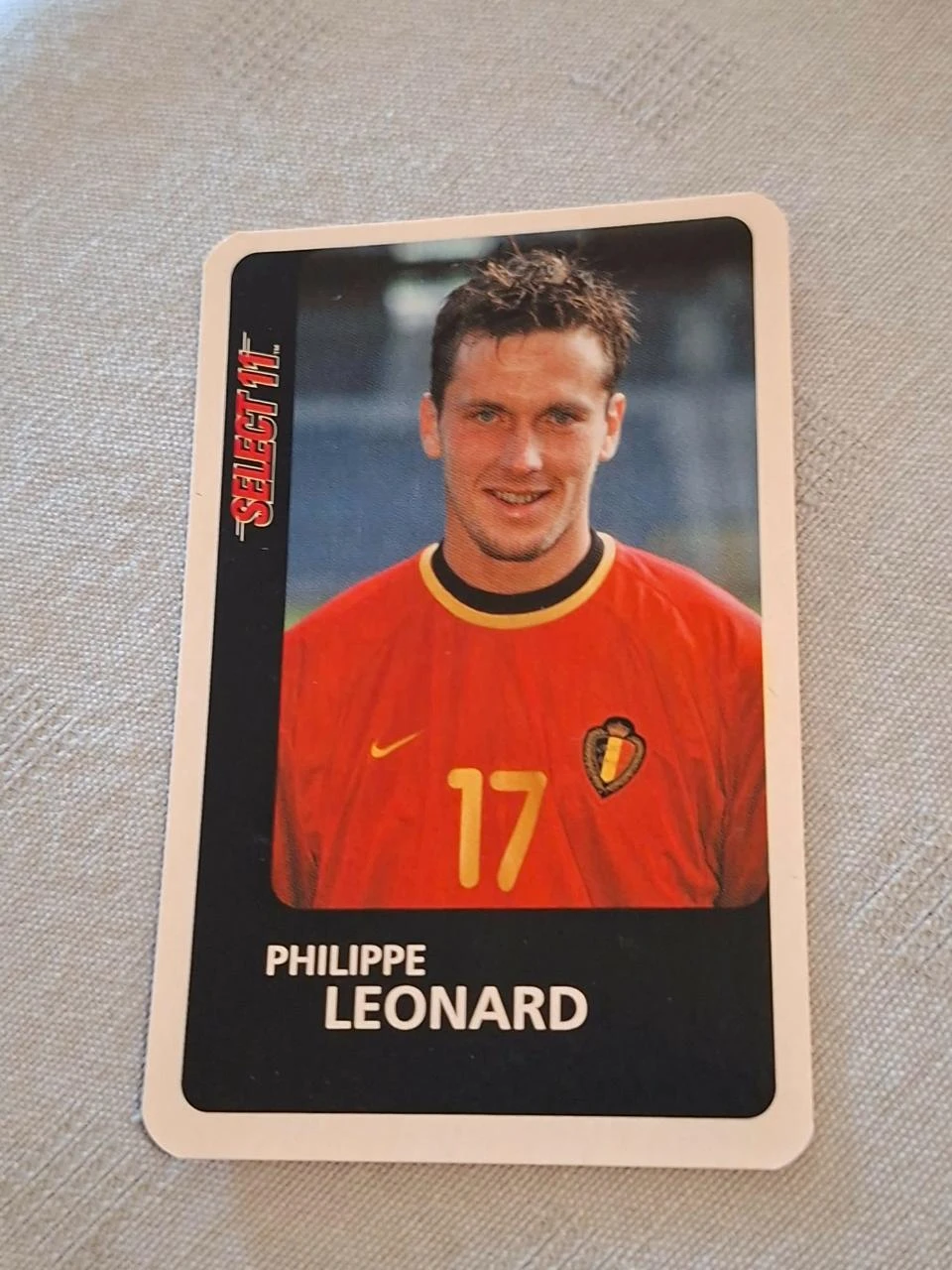 Voetbalkaart : Philippe Leonard / Rode Duivels